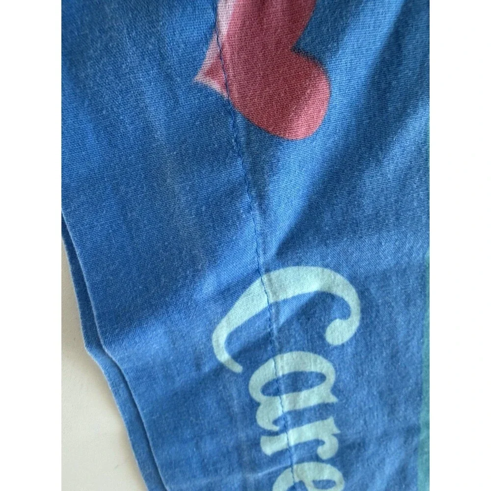 Care Bear Twin sheet set fitted flat pillowcase Used Heart sweet treats 2002 VTG